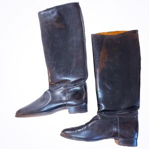 Vintage/Antique English Riding Equestrian Boots For Child/Small Woman/Display